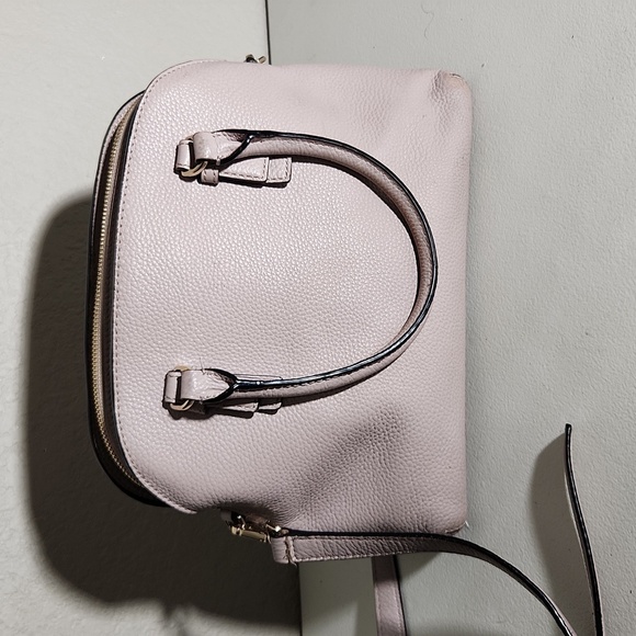 Kate Spade Blush Lavender Leather Triple Compartment 2 Way Shoulder bag - Picture 4 of 17